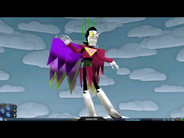 spamton NEO but as a beautiful [BIG] creature made in spore