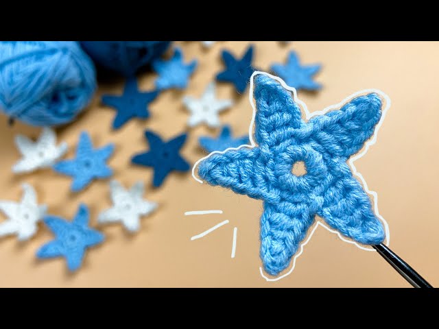 Easy Crochet Mini Star | Amigurumi Star Tutorial | Crochet DIY