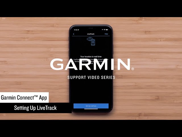 Garmin Support | Garmin Connect™ App | Setting Up LiveTrack