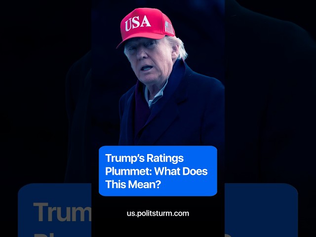 Trump’s Ratings Plummet: What Does This Mean? #politics #trump #usa