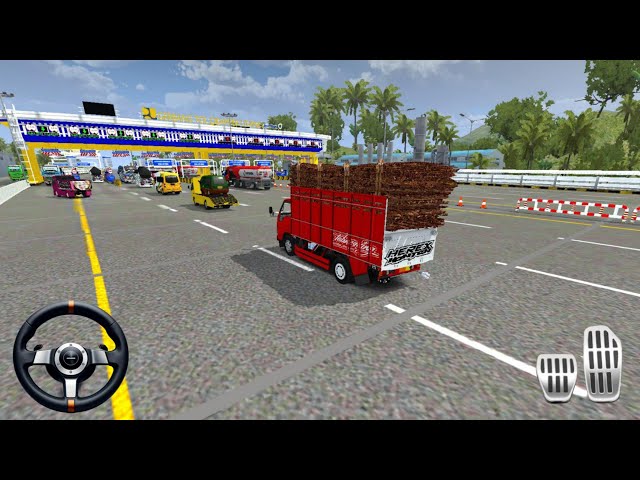 Wood Overload NKR Truck at Toll Plaza 😱 | BUSSID