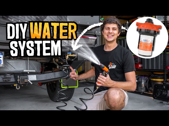 Installing a FULL DIY water tank system in my canopy setup! 💦