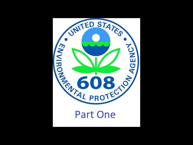 EPA 608 Study Material 1 (Universal)
