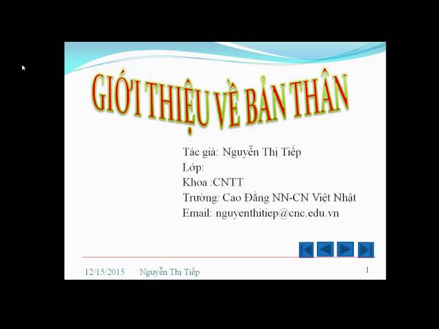 Học PowerPoint - Bài 1: Trình chiếu Powerpoint cơ bản. Các thao tác cơ bản với PowerPoint 2007