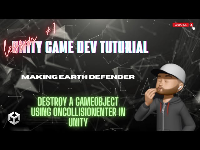 Destroy a GameObject using OnCollisionEnter in #unity