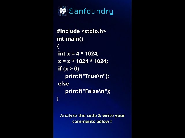 C Language Problem 9 | Sanfoundry | #Shorts