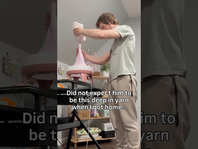 He’s Creating Comfy Solutions With Yarn 🧶