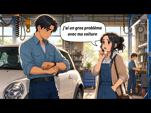 French Listening Practice | Cars and Garage (A1–A2)