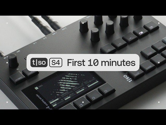 Getting started with the S4: The basic workflow