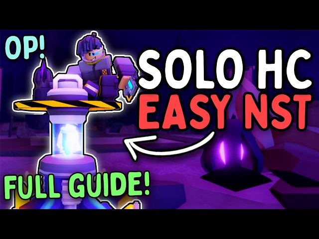 How To Solo Hardcore With OP Pulse Trooper NO SPECIAL TOWERS + FULL GUIDE | Roblox TDS