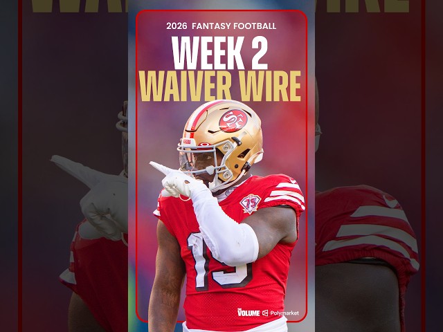 Top 3 Waiver Wire Pickups for Week 2 in Fantasy Football! #shorts