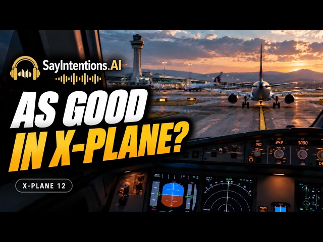 SayIntentions AI in X-Plane 12 | As Good as MSFS 2024?