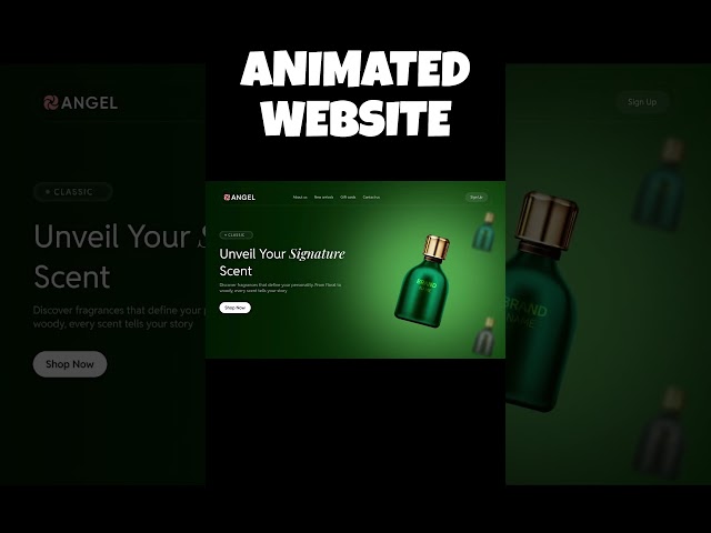 Animated Website Banner