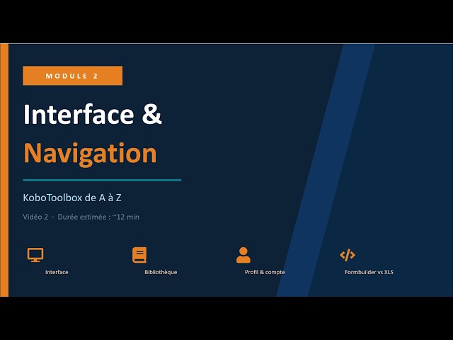 KoboToolbox Interface and Navigation