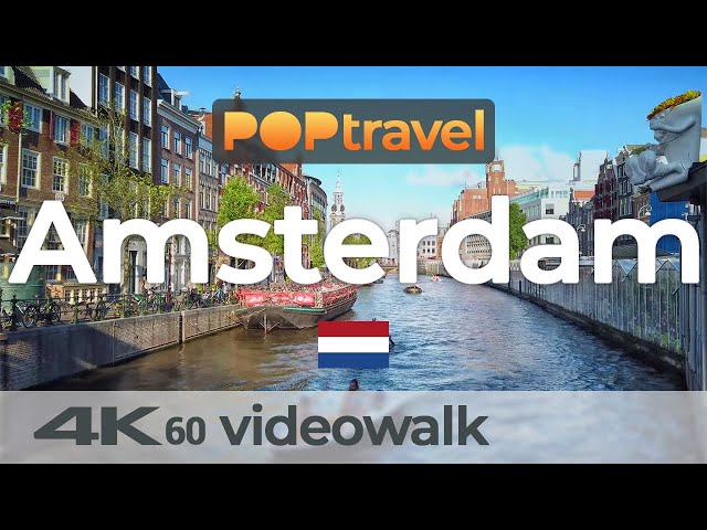 Walking in AMSTERDAM / Netherlands 🇳🇱- 4K 60fps (UHD)