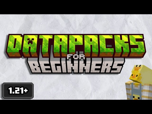 Minecraft Datapack Tutorial | 1.21+