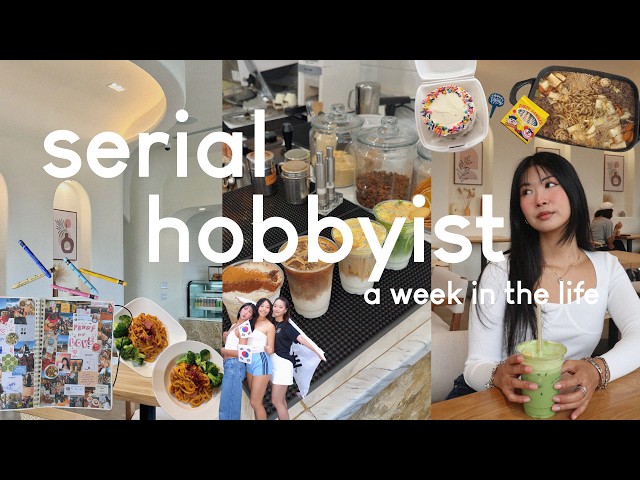 a week of my hobby-life balance 🖍️ pen pal-ing, journaling, cooking, seeing friends & much more