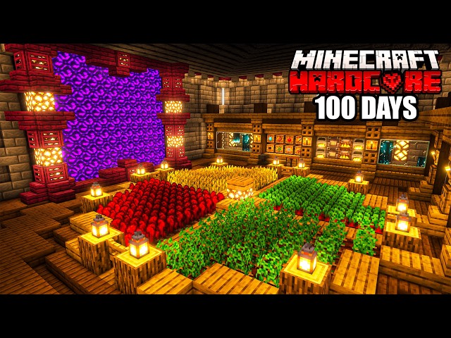 I Survived 100 Days in a CAVE ONLY WORLD in Minecraft Hardcore!