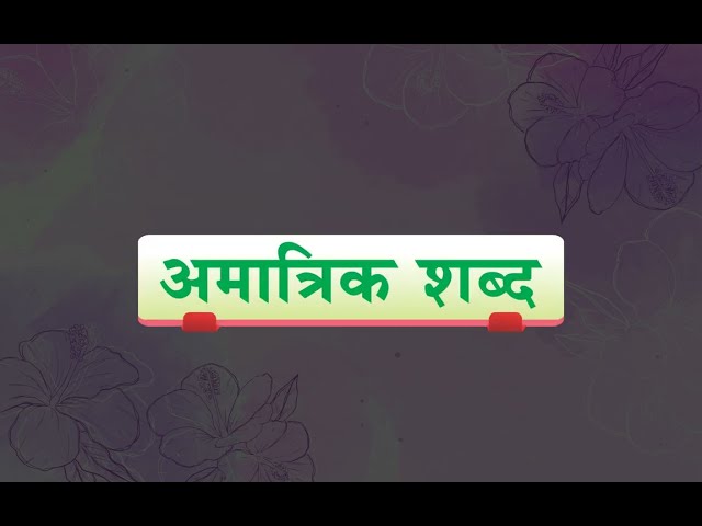 Laxmi Publication Presents | Amatrika Shabda for Kids 📚✨