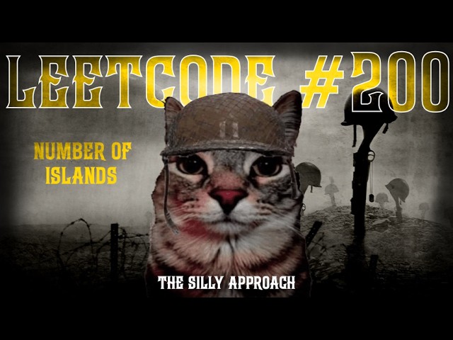 Number of Islands LeetCode #200 Explained | Optimal Python Solution + Mental Trigger | The Silly Way