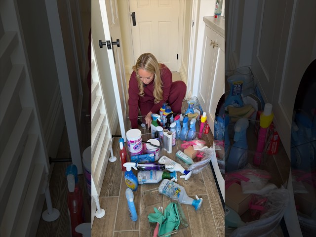 Upstairs Laundry Room deep clean ASMR