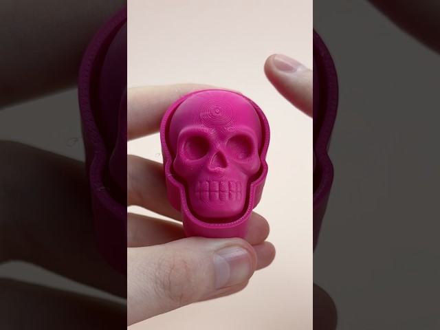 I 3D Printed PICME Skull Clicker 🥹