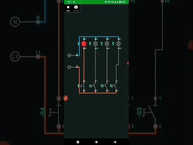 How to draw on mobile | Electrical engineering tutorial | Drawing tutorial | simulation | Shorts.