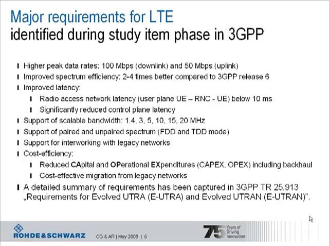 LTE- Training-01 Tutorial Introduction