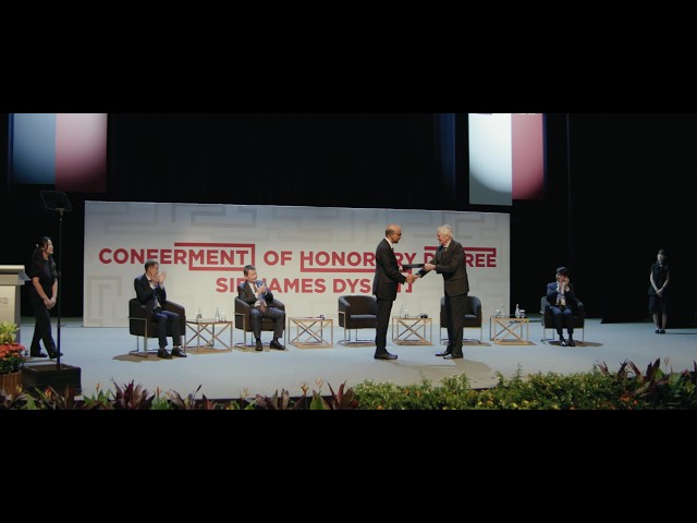 Sir James Dyson | SUTD Honorary Degree Conferment