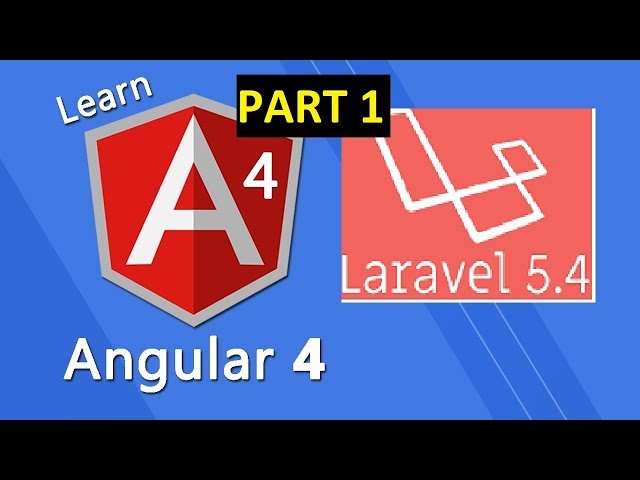 Angular4 Frontend and Laravel5.4 Backend CRUD using Service API - Part 1