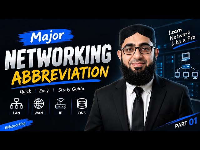 Important Networking Terms & Abbreviations | Learn Networking Basics