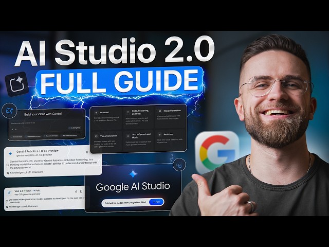Google AI Studio 2.0 Tutorial: How to Use All Google AI Tools for FREE