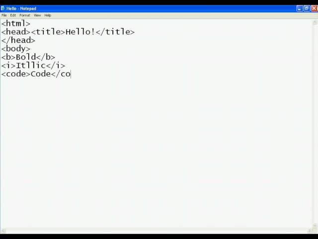 Html Tutorials-Styled Text