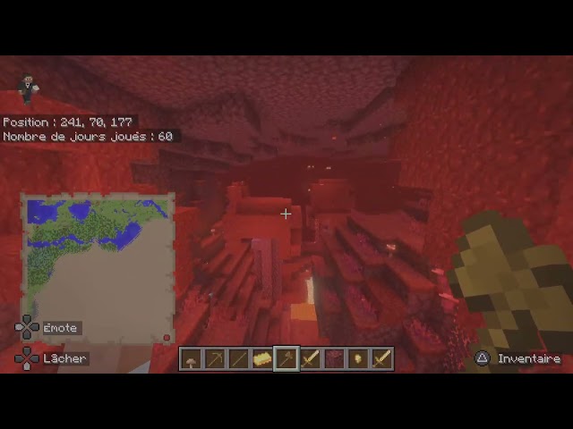 Minecraft  Je commence ma survie dans le Nether.