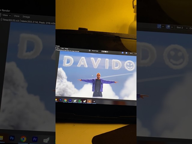 Davido 3D sky Scene | Blender 3D
