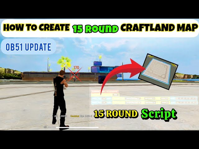 15 ROUND CRAFTLAND MAP | OB51 UPDATE | #LB2GAMER
