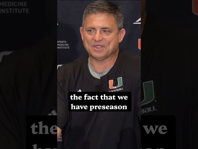 Miami OC Calls Out SEC, Preseason Polls 👀