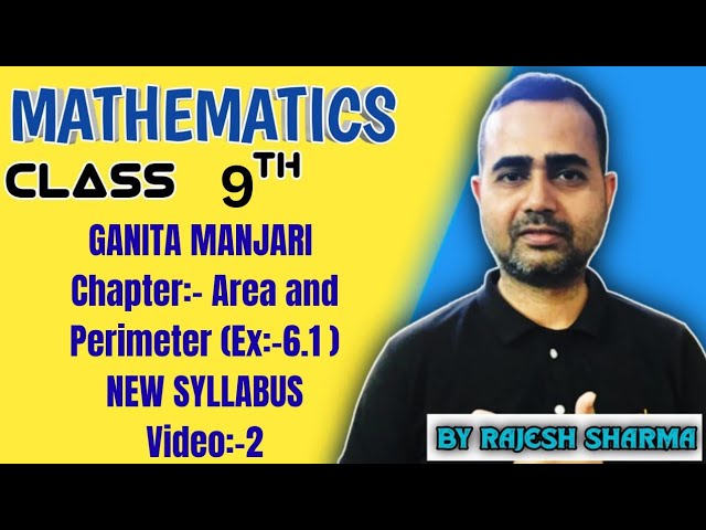 GANITA MANJARI. New syllabus. Chapter -6, Perimeter and Area. Ex:- 6.1. Video:-2.