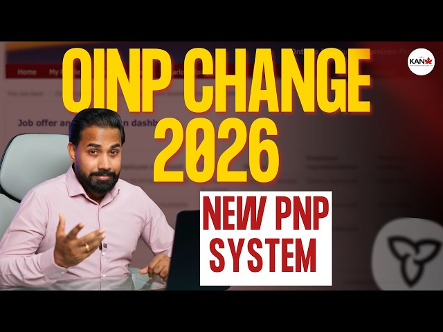 Ontario PNP Changes 2026 Don't Miss This #oinp