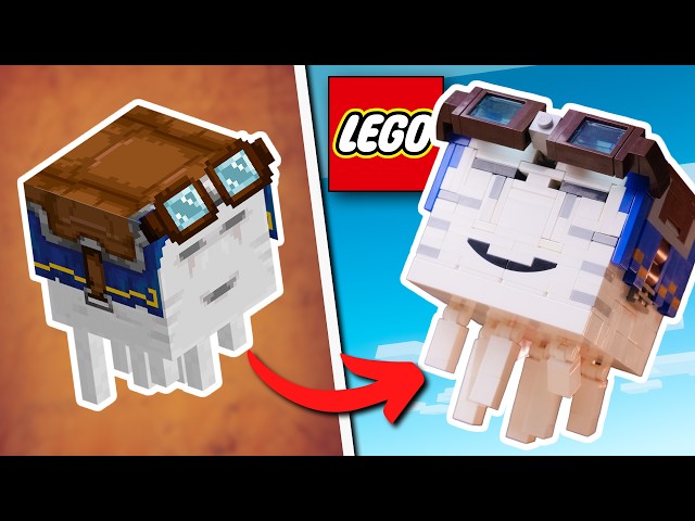 How to Build a LEGO Minecraft Happy Ghast