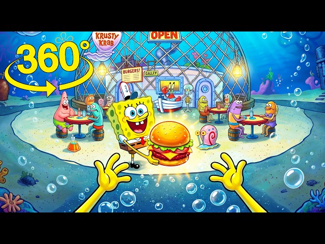 SPONGEBOB 360° VR | 4K 3D Animation Experience