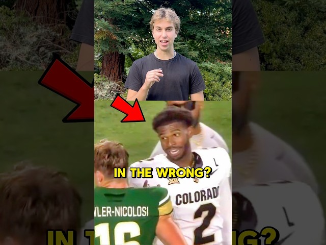 Was Shedeur Sanders WRONG?! 🤯 #collegefootball #cfb #coloradofootball #coachprime #sheduersanders