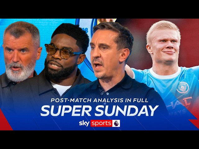 Roy Keane, Micah Richards & Gary Neville FULL Super Sunday post-match | Man Utd 0-1 Man City