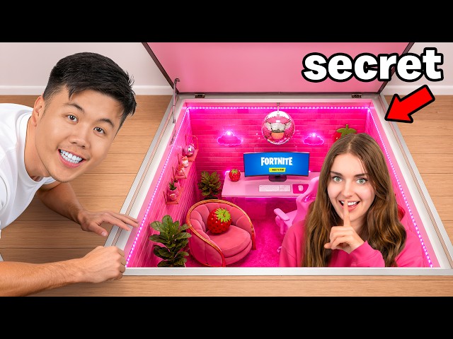We Built a SECRET Gaming Room in the PWR House!