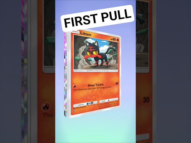 FIRST Deluxe Pack EX #pokemontcgpocket #pokemon #shorts