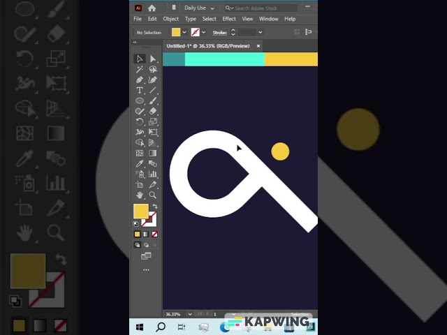 Secret to Creating Modern Letter Logo Designs with Ease! #youtubeshorts #youtube #ytshorts