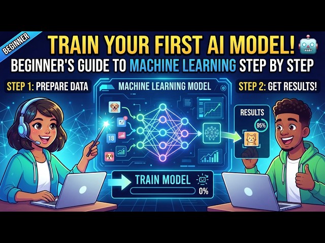 Train Your First AI Model 🤖 | Beginner's Guide to Machine Learning Step by Step