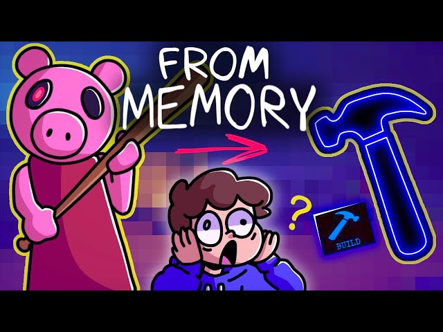 Can I Build this RANDOM Piggy Map from MEMORY? (Build Mode)