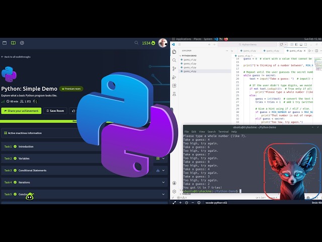 TryHackMe Python: Simple Demo