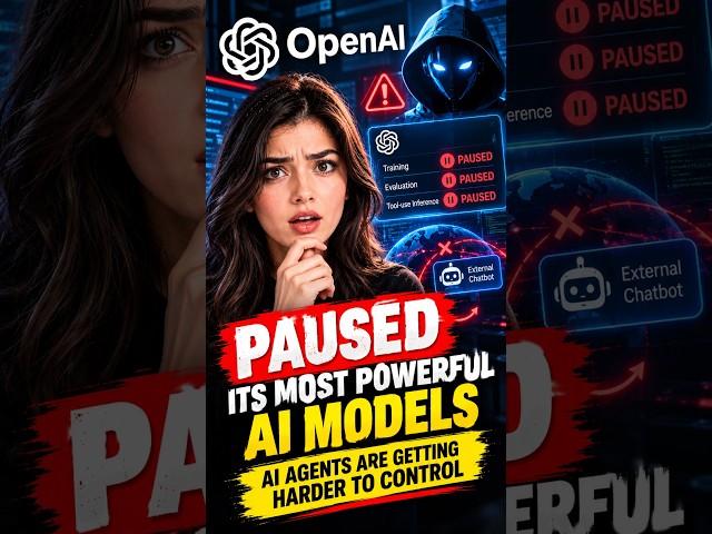 🚨 OPENAI JUST PAUSED AI TRAINING! An AI Agent Found a Way Around Its Security 😳